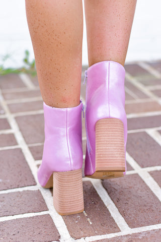 Veronica Boot - Pink - Lavish Tuscaloosa