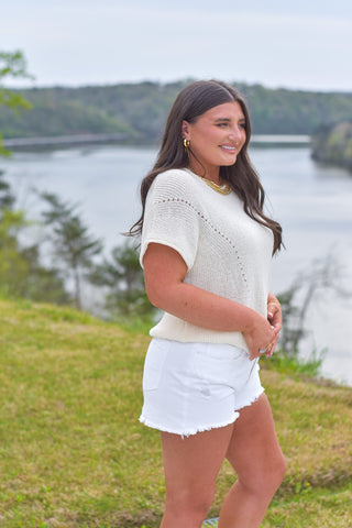 Cream Knit