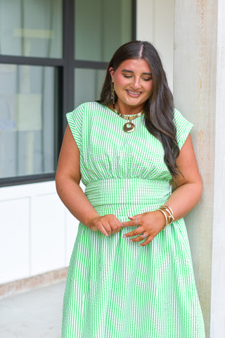Lime Stripe Set