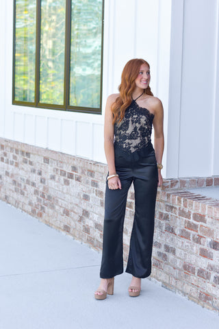 Black Lace Jumpsuit