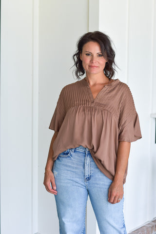 Pleated Blouse - Coco