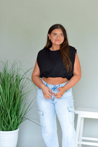 Lola Crop - Black