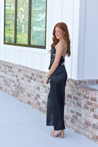 Black Lace Jumpsuit