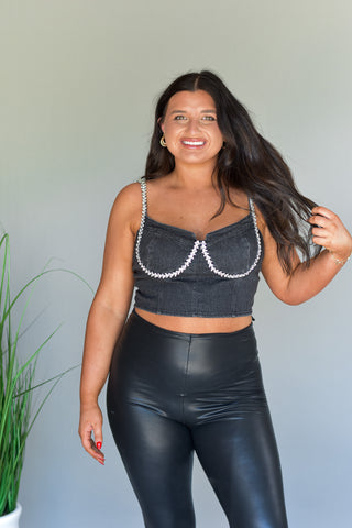 Miller Crop - Black