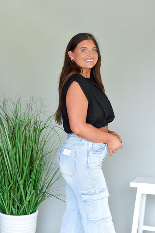 Lola Crop - Black