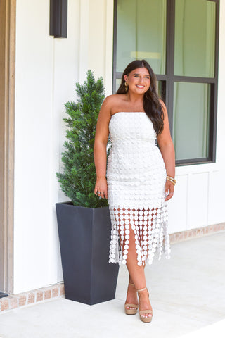 White Detail Dress
