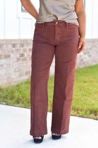 Pocket Denim - Chocolate