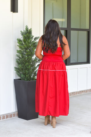 Lace Trim Set - Red