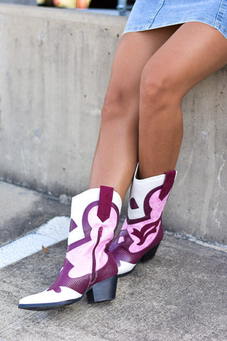 Zizi Boot - Pink - Lavish Tuscaloosa