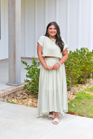 Sage Skirt Set