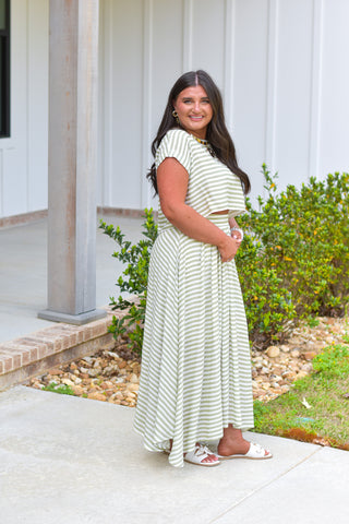Sage Skirt Set