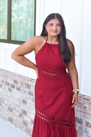 Cutwork Lace Maxi