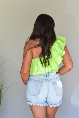 Lime Ruffle