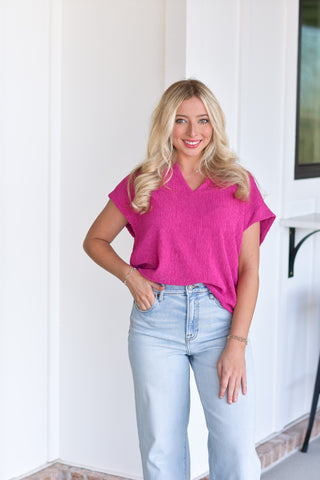 Molly Top - Fuchsia