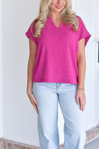 Molly Top - Fuchsia