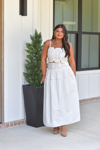 Lace Trim Set - White