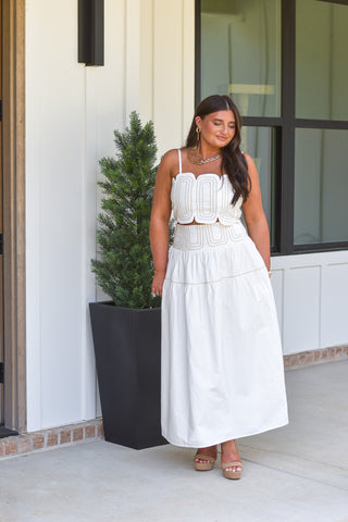 Lace Trim Set - White