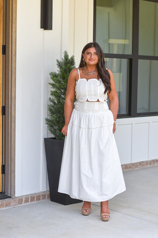 Lace Trim Set - White