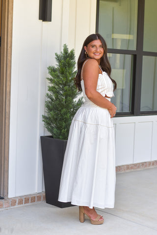 Lace Trim Set - White