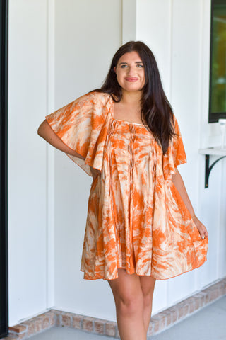 Get Away Dress - Orange