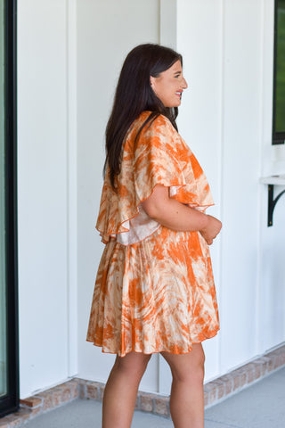 Get Away Dress - Orange