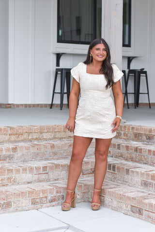 Beige Detail Dress