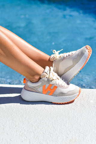 Starling Sneaker - Nude/Orange