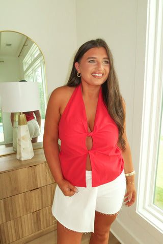 Double Twist Top - Red