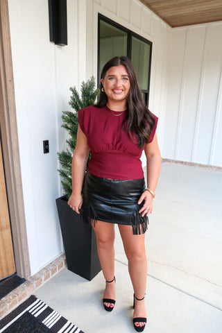 Corset Basic - Wine