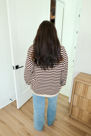 Contrast Stripes - Brown