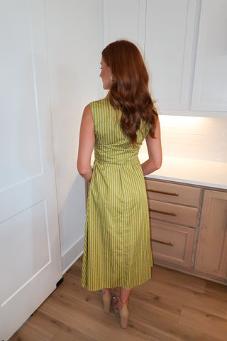 Olive Stripe Maxi