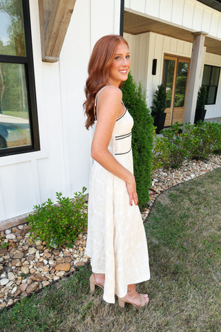 Contrast Trim Maxi