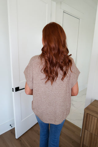 Mock Knit - Taupe