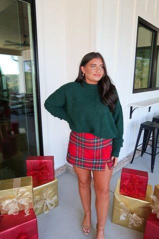 Plaid Skort