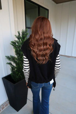 Fleece Vest - Black