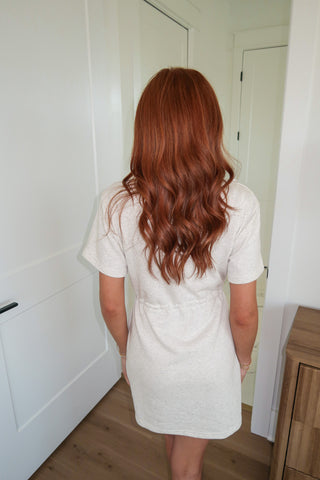 French Terry Dress - Grey