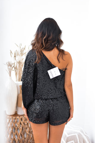 Sequin Romper - Lavish Tuscaloosa